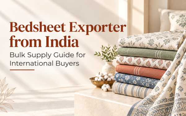 Bedsheet Exporter from India: Bulk Supply Guide for International Importers