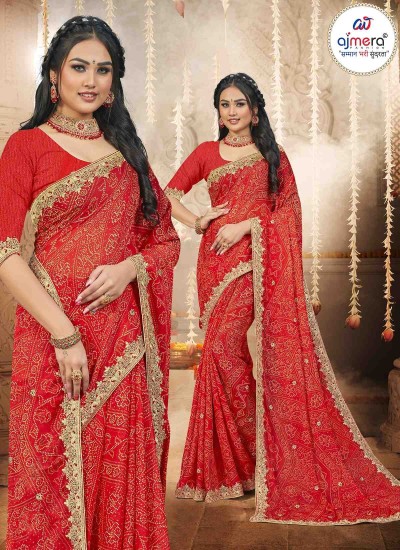 Affordable Bandhani Sarees Vibrant Traditional Tie Dye Art for Every Occasion in Surat