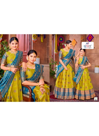 Affordable Kids Wear Lehenga Choli Wholesale Premium Fabrics Ajmera Fashion Limited Surat in Surat