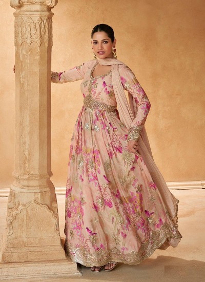 Affordable Party Wear Anarkali Kurtis for Resellers in India in Surat