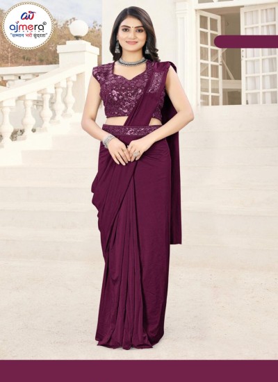 Ajmera Fashion Limited Best One Minute Sarees at the Cheapest Range in Surat