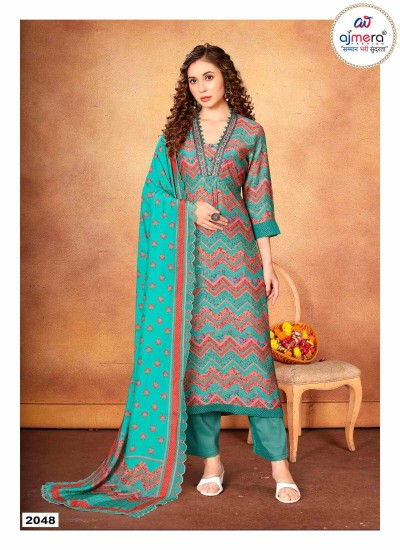 Ajmera Fashion Limited Latest Collection of Neck Designer Kurtis in Surat