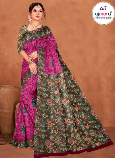 Beautiful Kalamkari Saree Collection Handcrafted Designs in Cotton Silk and Cotton Silk Blend in Surat