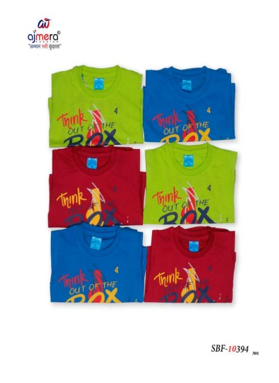Bulk Boys T Shirts Direct from Manufacturer Lowest Prices Guaranteed in Surat