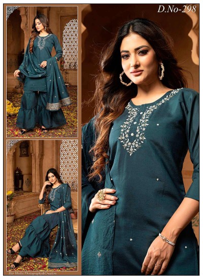 Buy Sharara and Gharara Suits in Bulk Best Suppliers India Ajmera Fashion Limited in Surat