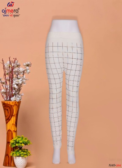 Chic and Comfortable Women Check Pattern Jeggings for Effortless Style in Surat