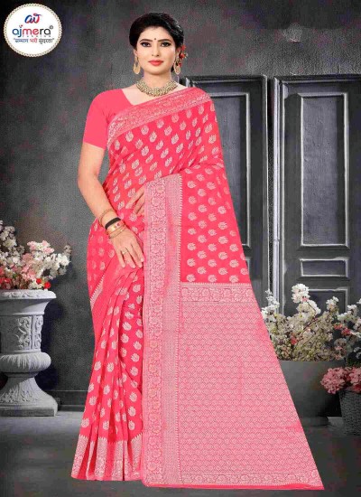 Classic White Kerala Cotton Saree with Elegant Gold Border in Surat