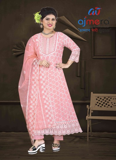 Elegant Long Fancy Kurtis with Intricate Embellishments in Surat