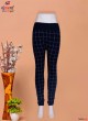 Elevate Your Wardrobe with Women Dark Color Check Pattern Jeggings  in Surat