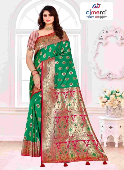 Embrace Opulent Elegance with Designer Fancy Silk Saree Contemporary Flair in Surat