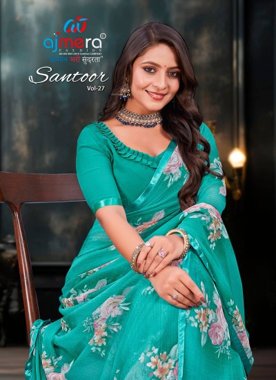 Georgette Saree with Elegant and Flowy Drape in Surat