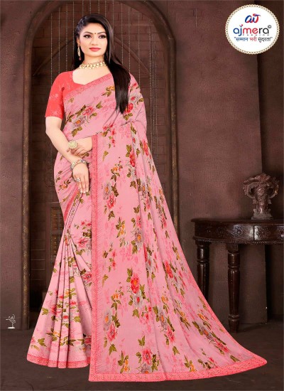 Georgette Sarees Collection Featuring Modern Elegance and Classic Style in Surat