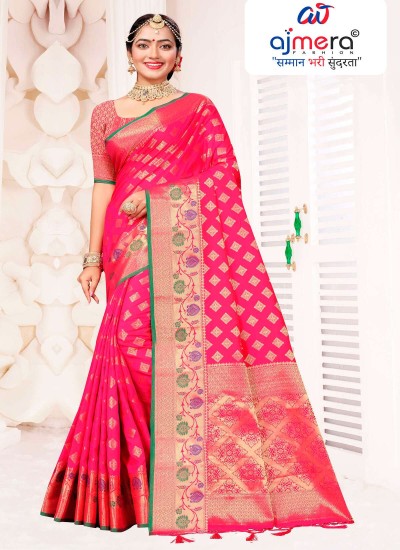 Glamorous Fancy Silk Sarees for Weddings and Parties in Surat
