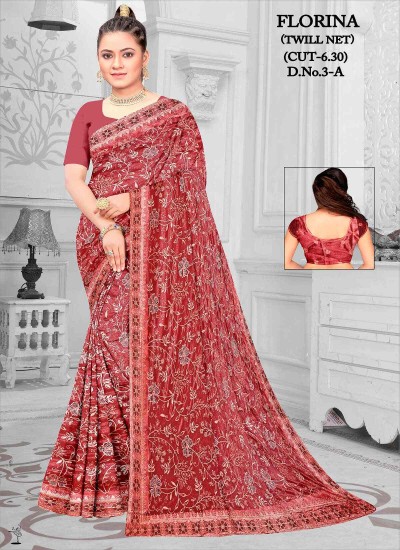 Gorgeous Net Sarees at Wholesale Prices Ajmera Fashion Limited in Surat