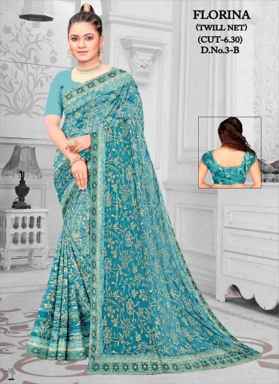 Gorgeous Net Sarees at Wholesale Prices Ajmera Fashion Limited in Surat