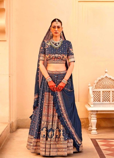 Handloom Silk Lehenga Manufacturer India Wholesale Supplier in Surat