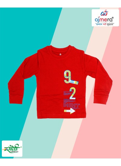 Kids Boys T Shirts Wholesale Best Prices Ajmera Fashion Limited Deals in Surat