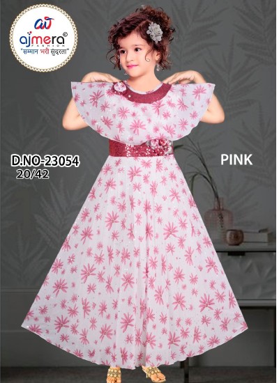 Kids Designer Dresses Wholesale Premium Fabrics Stylish Designs for Retailers in Surat