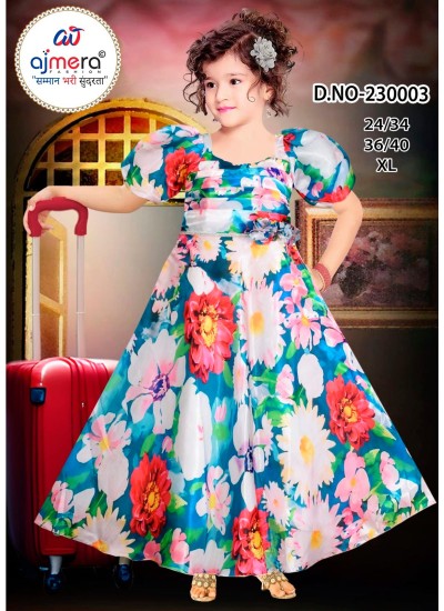 Kids Designer Dresses at Wholesale Rates Premium Fabrics and Stylish Designs in Surat