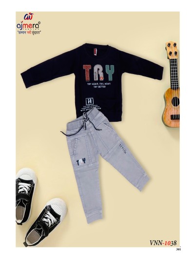 Latest Designs Kids Boys Trousers in Bulk at Factory Prices in Surat