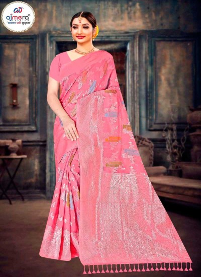 Luxury Plain Saree in Silk Georgette or Cotton Blend for Special Occasions in Surat