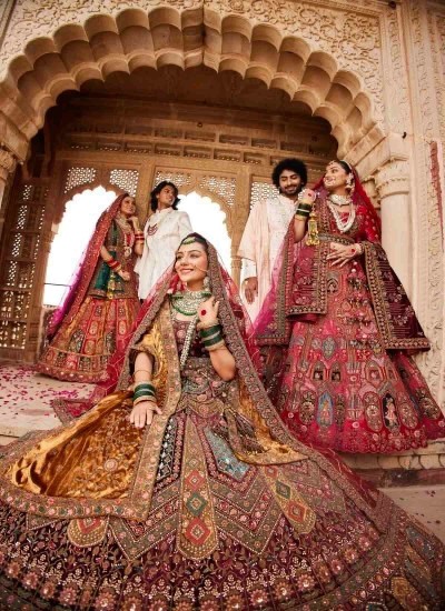 Manish Malhotra Bridal Lehenga New Collection for Weddings and Special Occasions in Surat