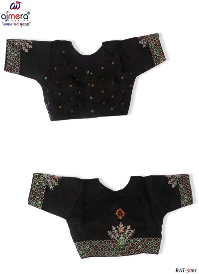Modern Chic Designer Blouse with Artful Beadwork in Surat
