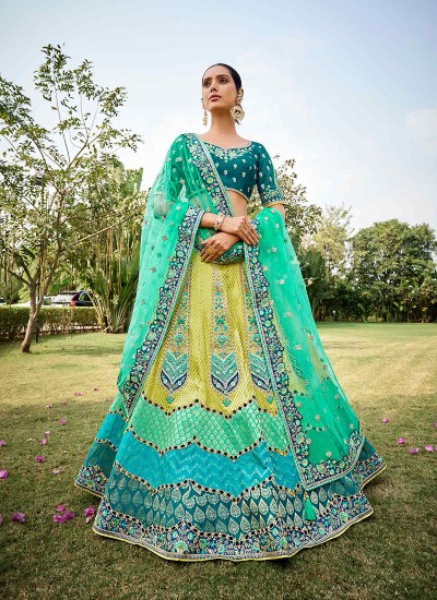 New Arrival Banarasi Lehenga Catalogs Wholesale Collection in Surat