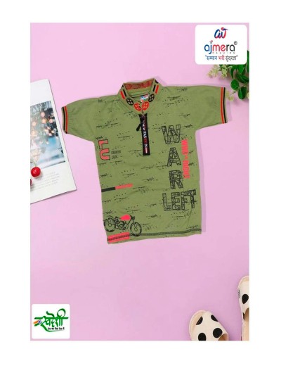 New Collection of Factory Direct Boys T Shirts at Wholesale Rates in Surat