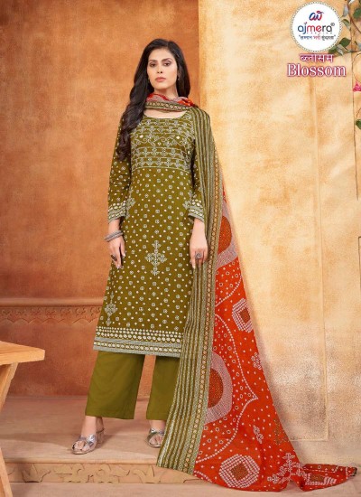 New Fancy Latest Jaipuri Suit Collection Stylish and Elegant Traditional Fashion with Modern Twist in Surat