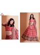 Peach Banarasi Lehenga with Digital Print and Crochet Embroidery  in Surat