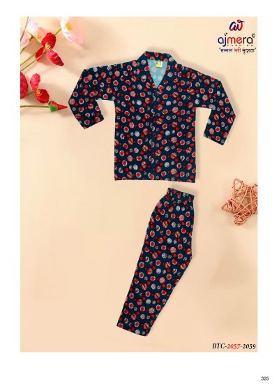 Premium Boys Sleepwear and Loungewear Sets Wholesale Factory Direct Deals in Surat