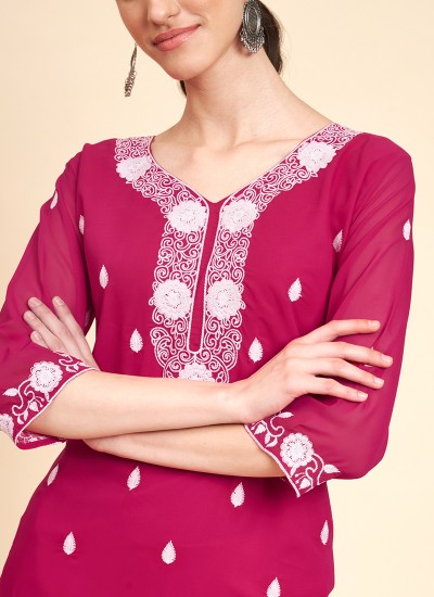 Premium Georgette Kurtis Wholesale Bulk Orders at Manufacturer Rates in Surat