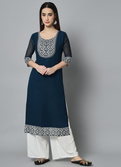 Premium Quality Georgette Kurtis in Bulk at Wholesale Prices in Surat