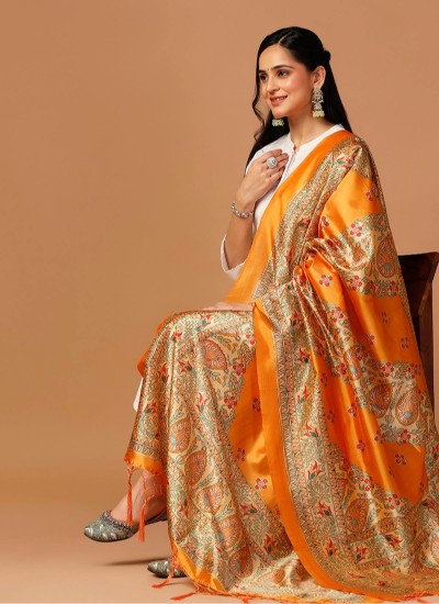 Premium Silk Dupattas Wholesale Elegant Weaves Embroidery Luxury Fabrics in Surat
