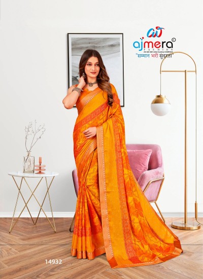 Rangoli Georgette Saree with Simple and Modern Design in Surat