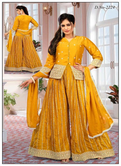 Sharara Suit Set Designer and Stylish Collection Ajmera Fashion Limited in Surat