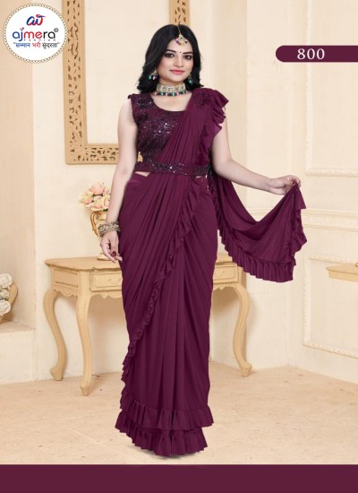 Shop the Cheapest Ready to Wear Saree Range by Ajmera Fashion Limited in Surat