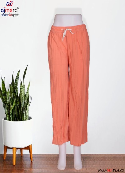 Timeless Comfort with Plain Soft Palazzo Pants Perfect for Every Occasion in Surat