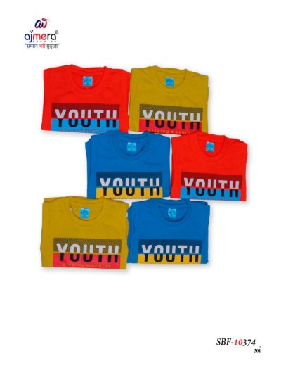 Trending Styles of Bulk Boys T Shirts at Wholesale Prices in Surat