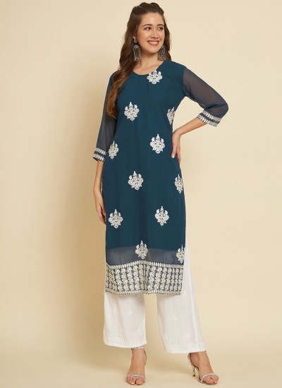 Trendy Georgette Kurtis Wholesale Buy at Competitive Rates in Surat