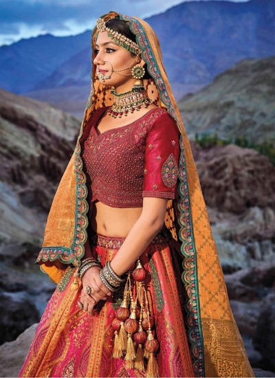 Trusted Banarasi Lehenga Manufacturer Delivering Worldwide in Surat