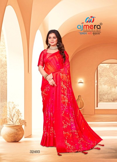 Viscose Georgette Saree Radiant Finish and Elegant Drape in Surat